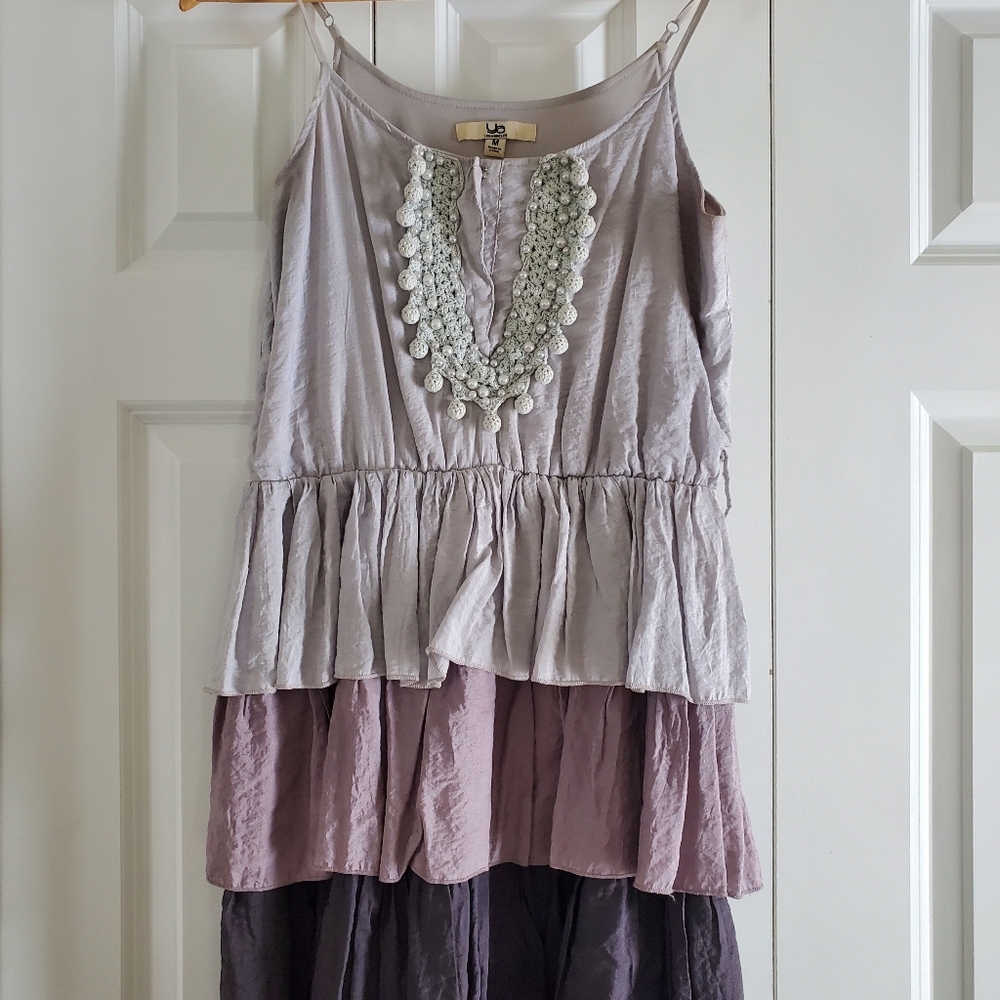 Crochet detail dress